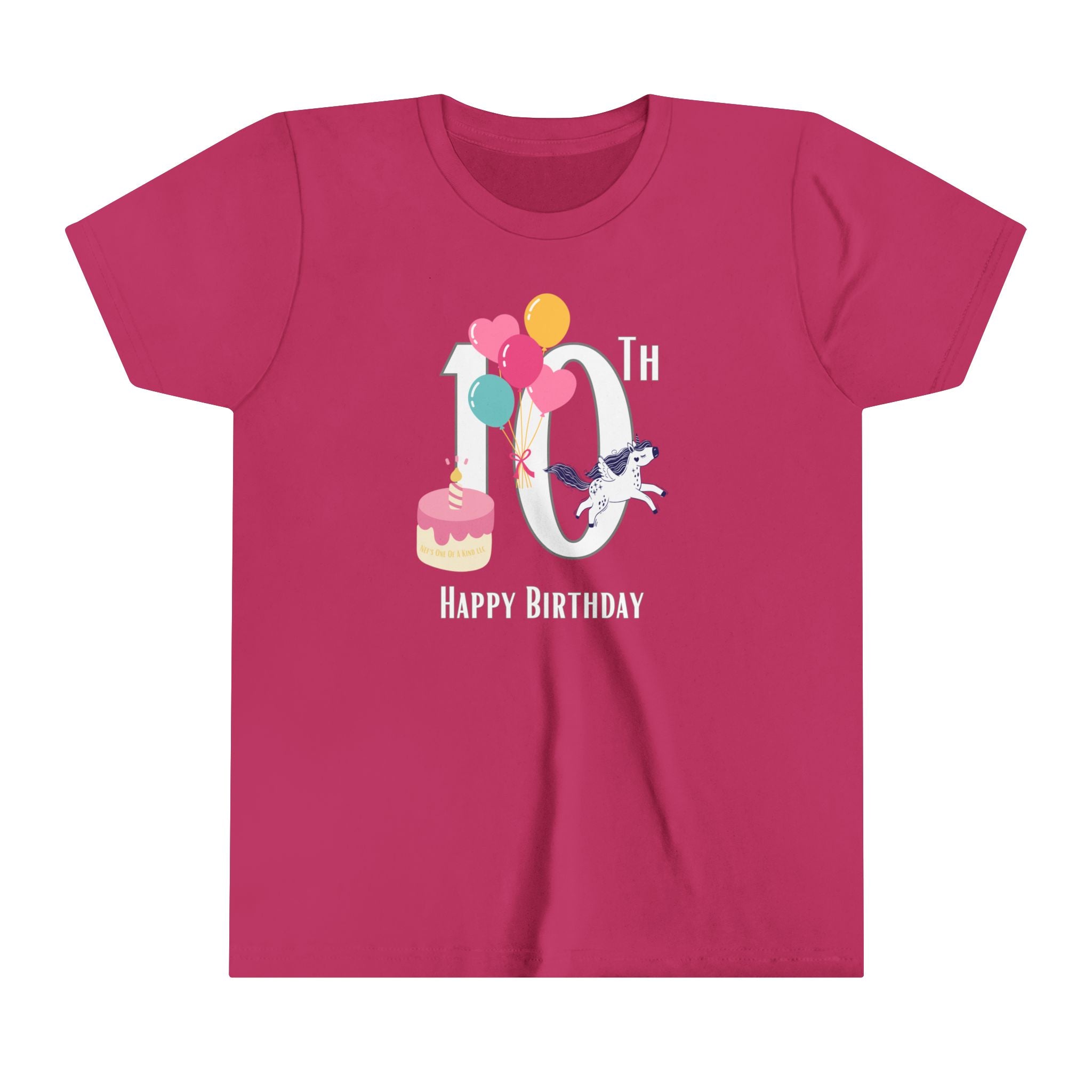 Happy 10th Birthday Unicorn Tee
